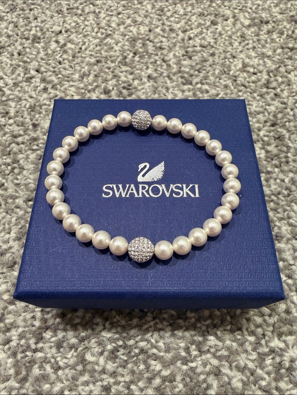 Swarovski Remix White Pearl Bracelet